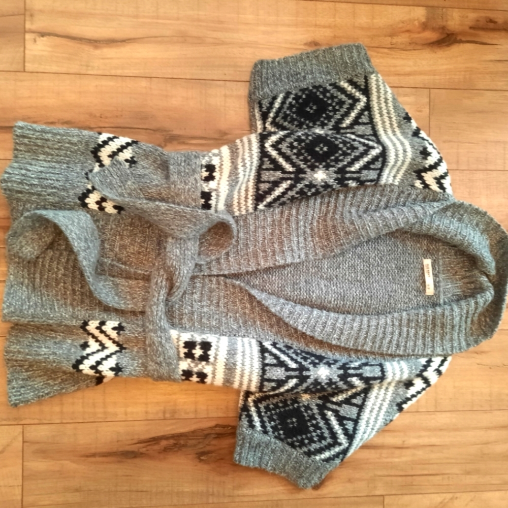 Printed Cardigan